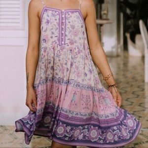 Spell Portobello Road Strappy Mini Dress